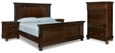 J&M Furniture - Ashley Furniture - Porter King Panel Bed, Chest and 2 Nightstands - King Panel Bed, Chest and 2 Nightstands - B697B31